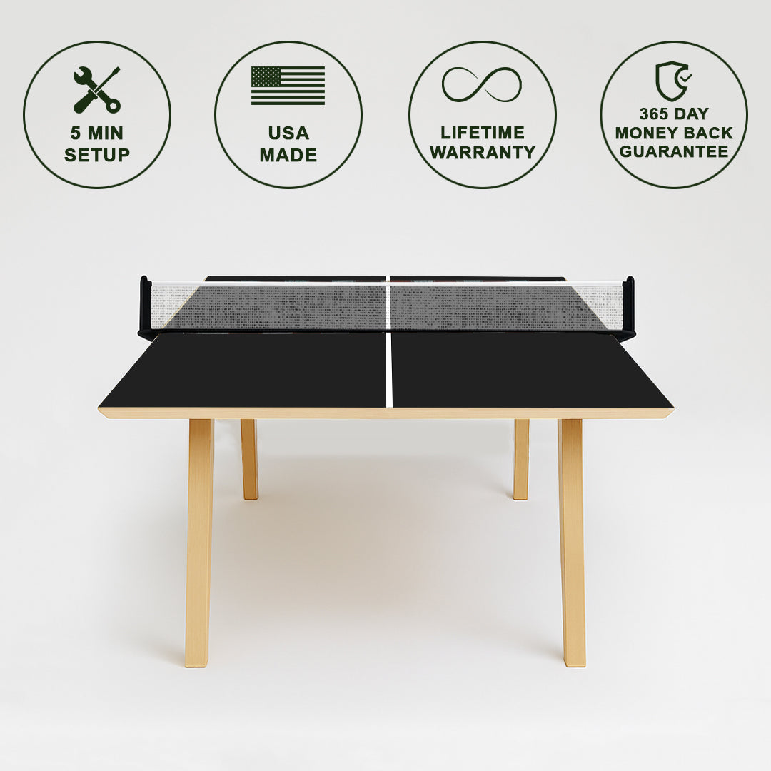 Black Premium Ping Pong Table