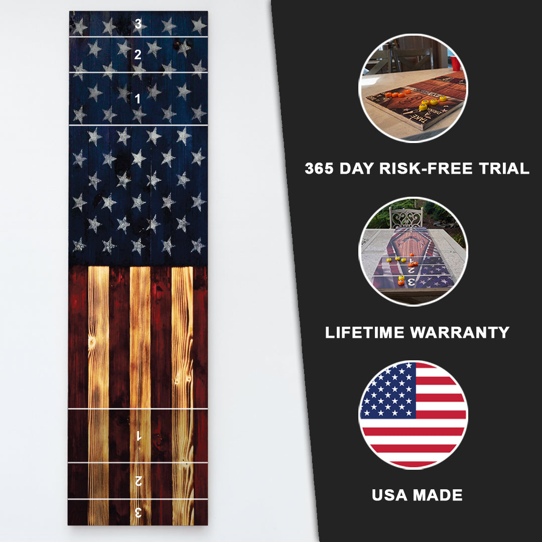 American Flag Premium Shuffleboards