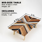 Classic Wood Style Premium Ping Pong Table