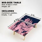 Graphic Art Premium Ping Pong Table