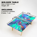 Graphic Art Premium Ping Pong Table