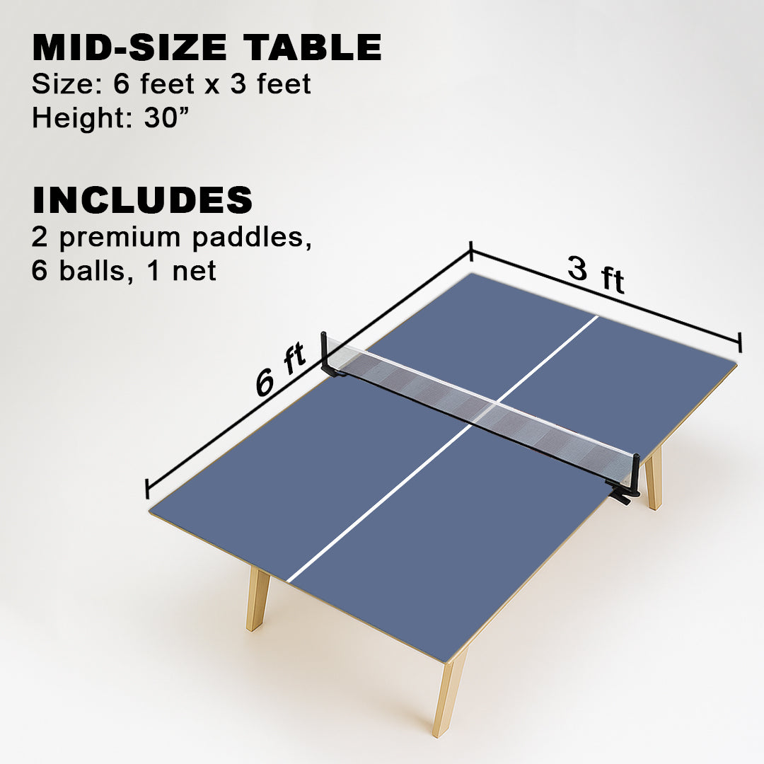 Blue Premium Ping Pong Table