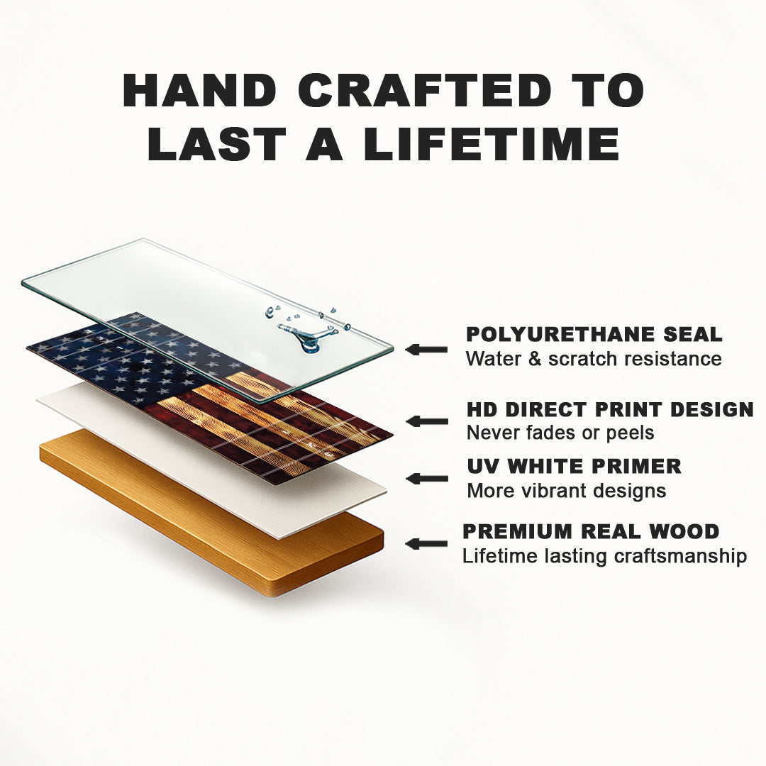 American Flag Premium Shuffleboards