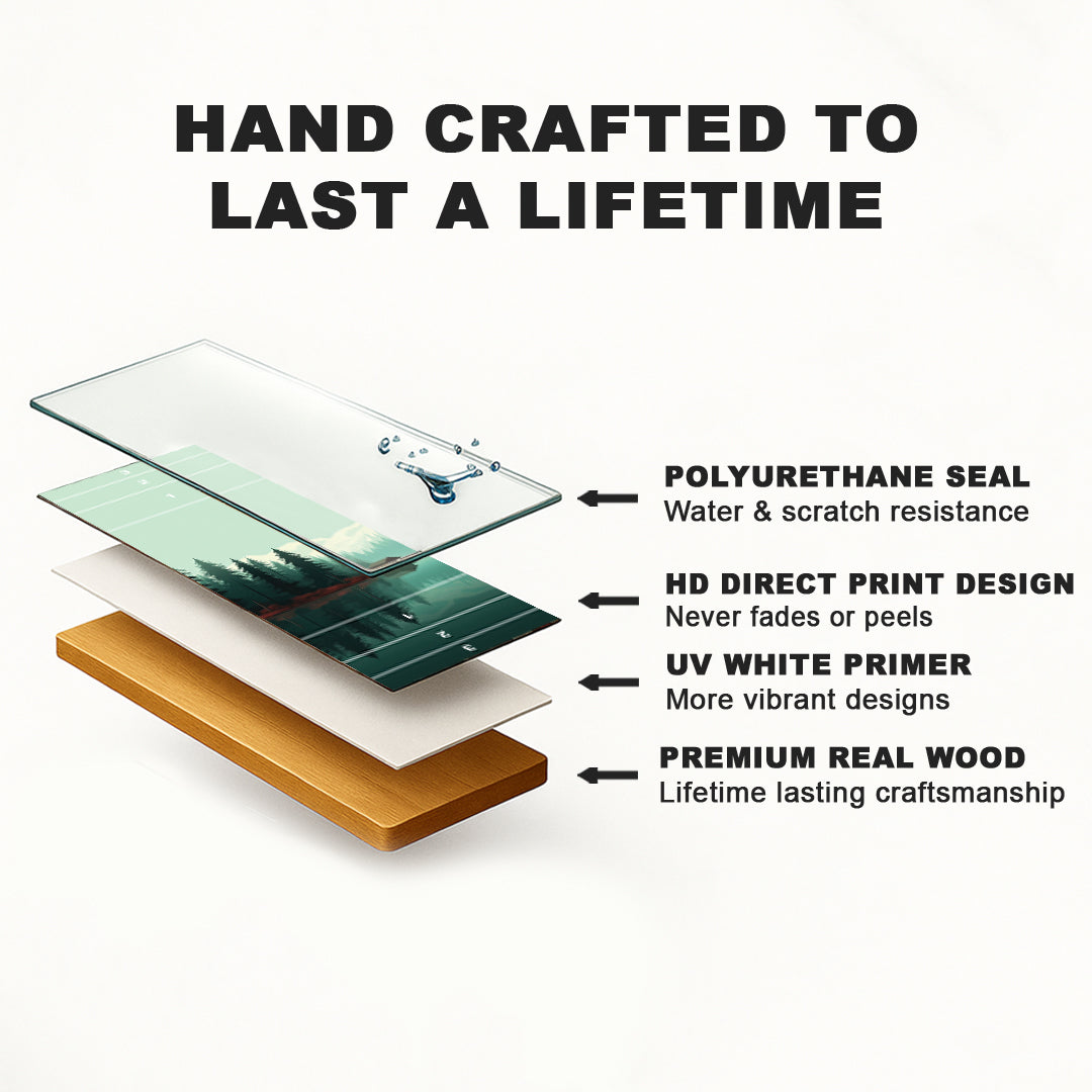 Mountains Premium Shuffleboard