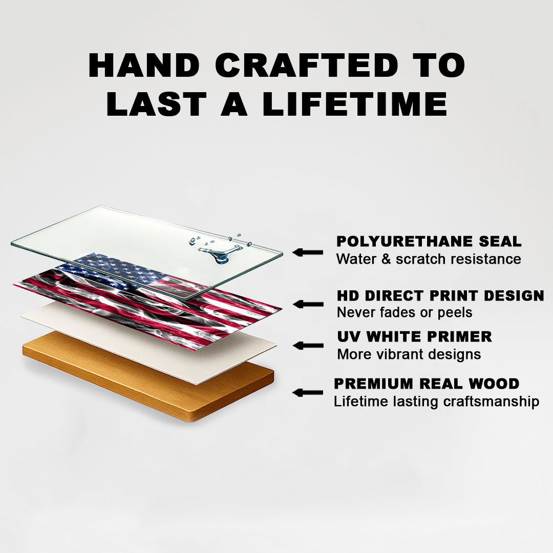 American Flag Premium Ping Pong Table