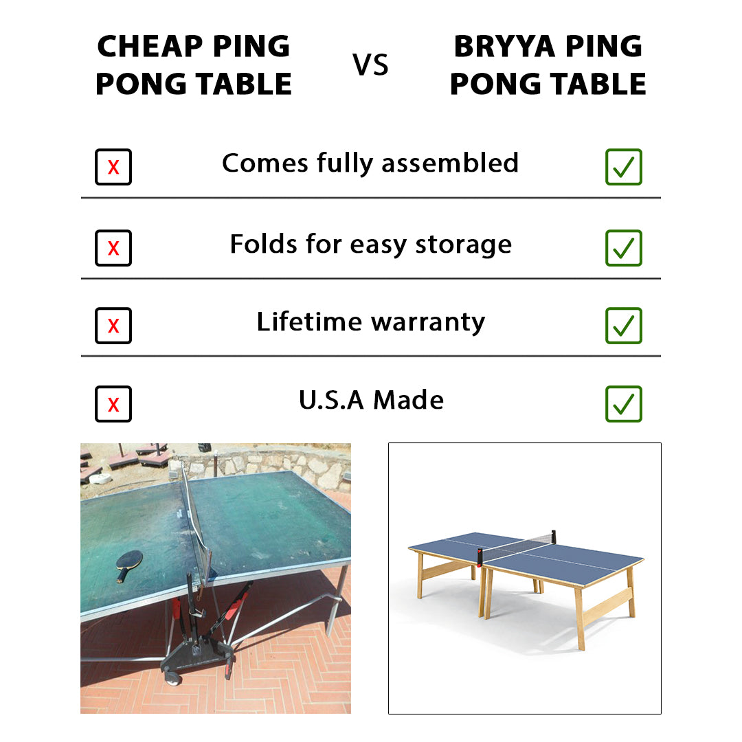 Bryya premium ping pong table