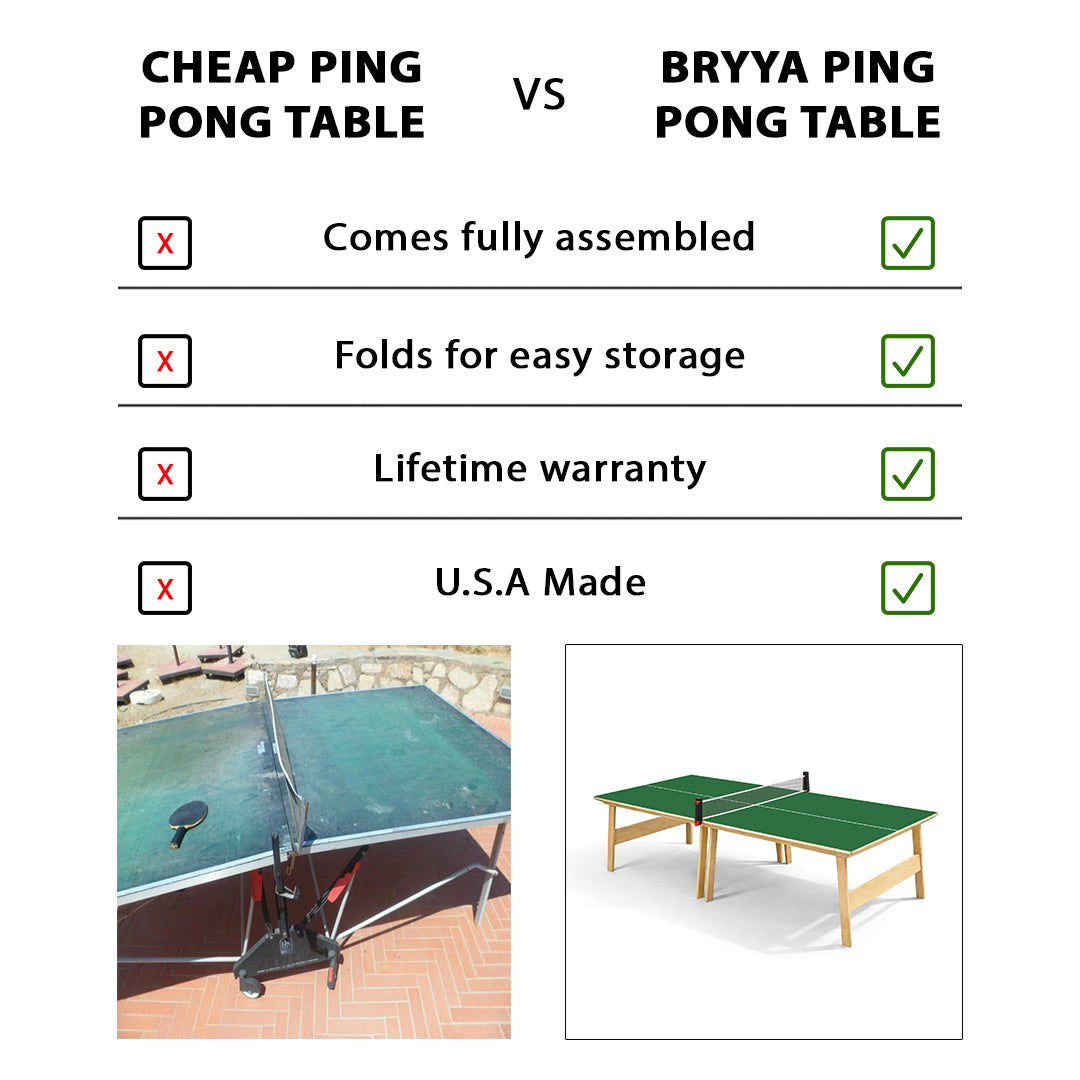 Bryya premium ping pong table Forest Green