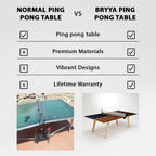 Rustic American Flag Premium Ping Pong Table
