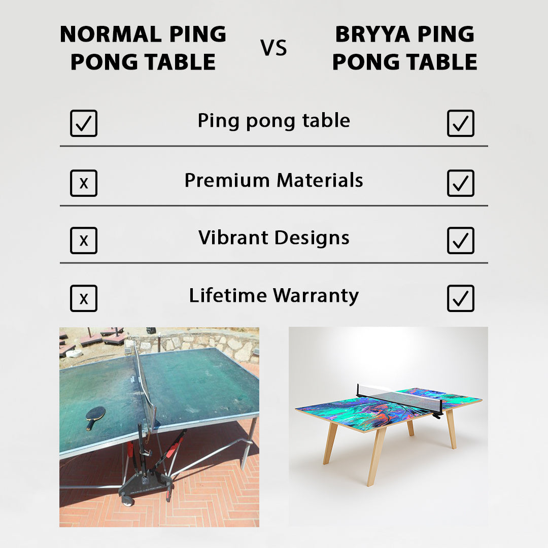 Graphic Art Premium Ping Pong Table