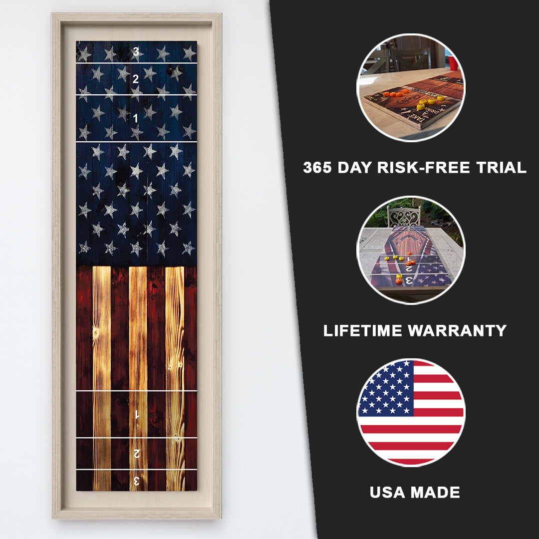 American Flag Premium Shuffleboards